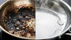 Wie man Pfannen ohne teure Chemikalien von Verbrennungen befreit: Eine kostengünstige Lösung verwandelt Ihr Kochgeschirr innerhalb einer Stunde in neuwertigen Zustand.