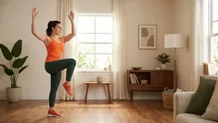 10 einfache Übungen statt Spazierengehen: ein fertiges Training für Anfänger