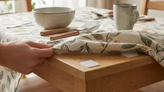 Die Tischdecke rutscht nicht mehr vom Tisch: eine schnelle Lösung für ein lästiges Problem